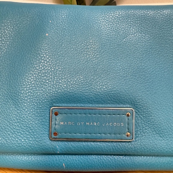 Marc by Marc Jacobs Teal Blue Leather Crossbody Bag - Picture 4 of 12